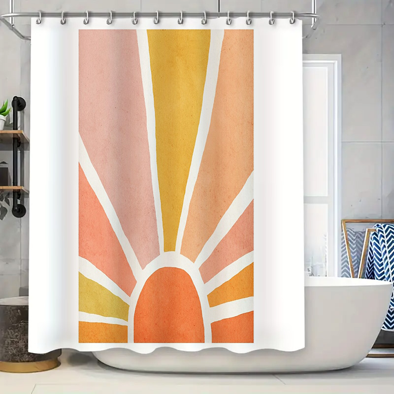 Sunrise Home Textiles & Apparel - Занавеска для душа с восходом солнца,
