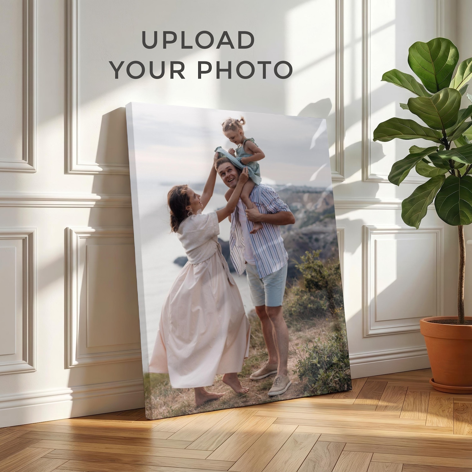 Home And Textiles - Персонализированный фотохолст, Настенный декор с семейным