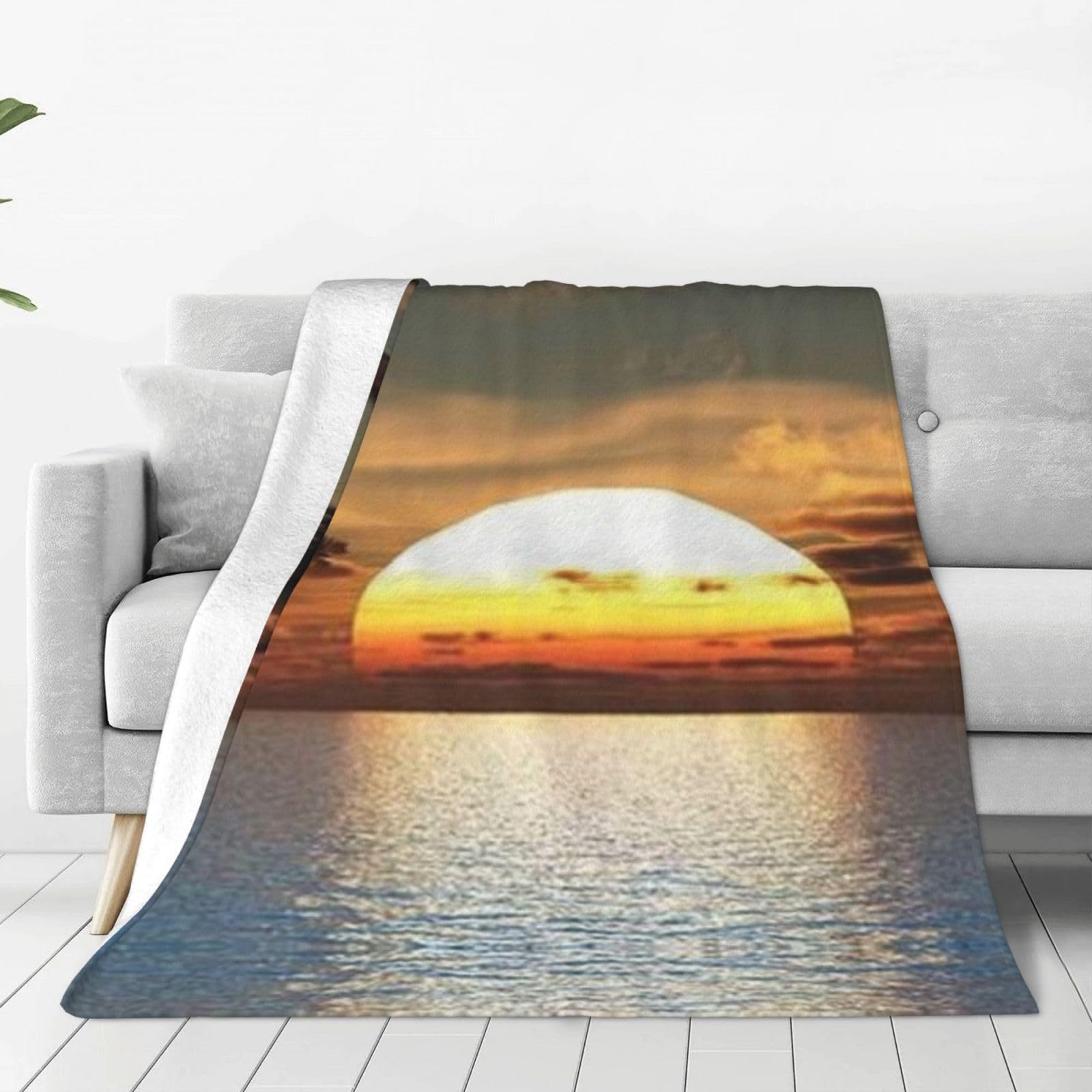 Sunrise Home Textiles & Apparel - Одеяло с принтом тропического океана и