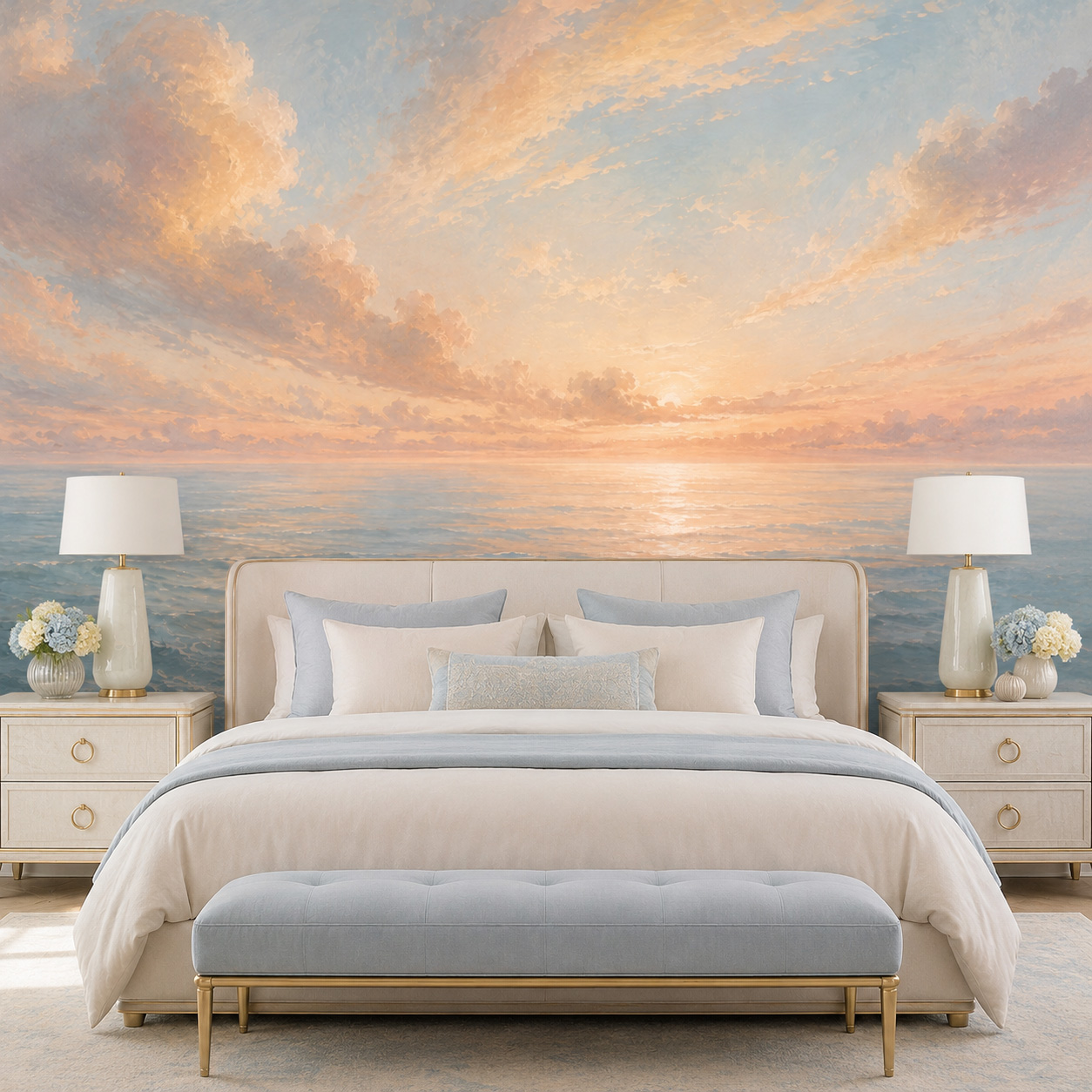 Пастельные обои с изображением – обзор и цена Sunrise Home Textiles & Apparel
