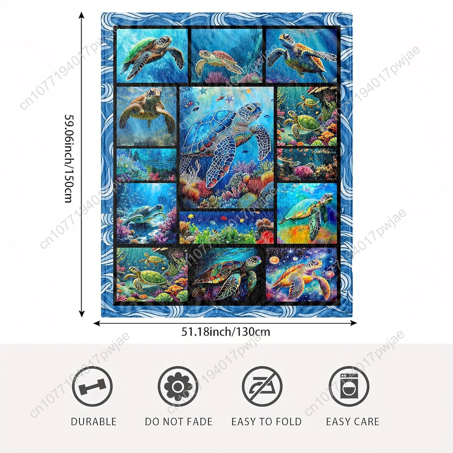 Фланелевое одеяло с морской че – обзор и цена Home Textiles Throw
