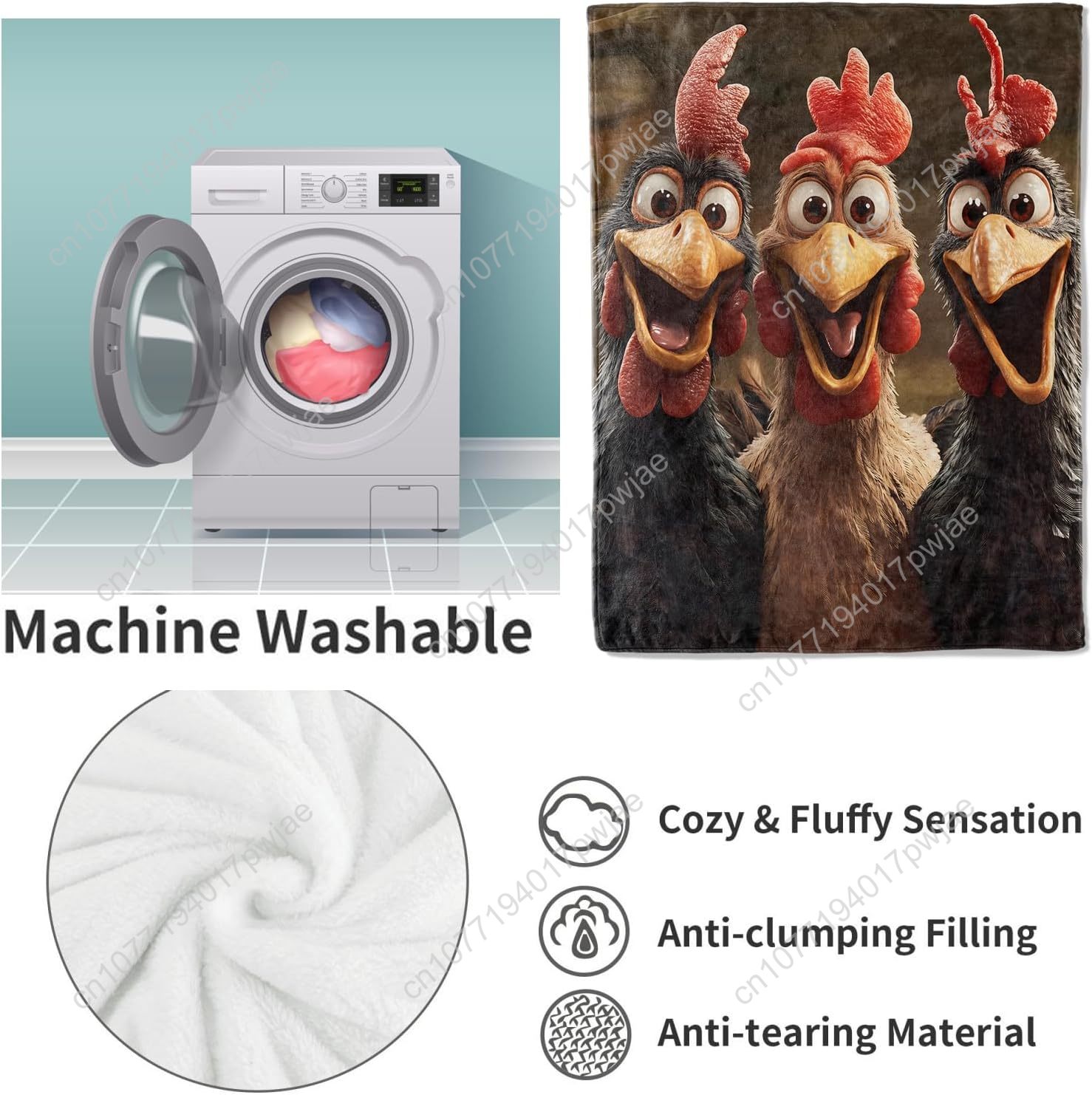 Одеяло с цыплятами, подарки дл – обзор и цена Home Textiles Throw