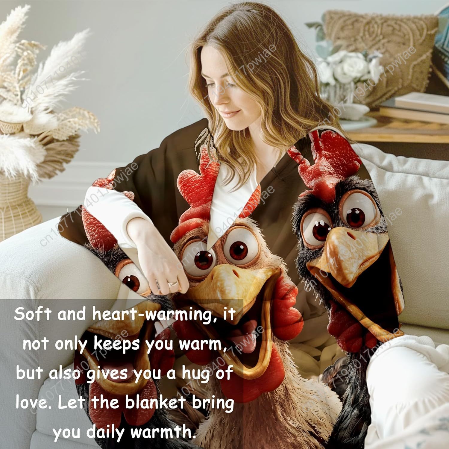 Одеяло с цыплятами, подарки дл – обзор и цена Home Textiles Throw