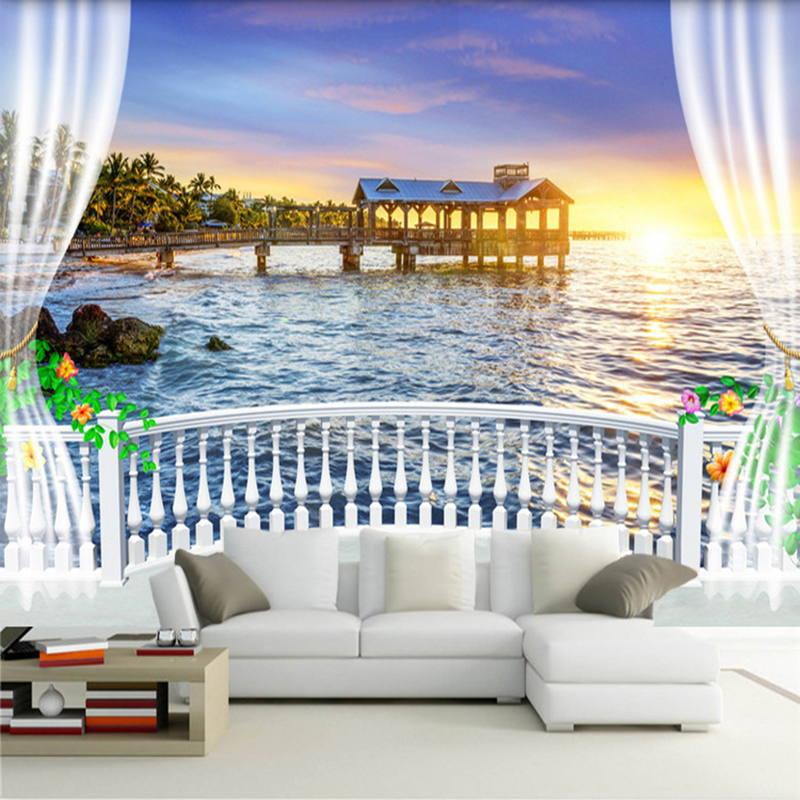 Фотообои на заказ 3D: Балкон,  – обзор и цена Sunrise Home Textiles & Apparel