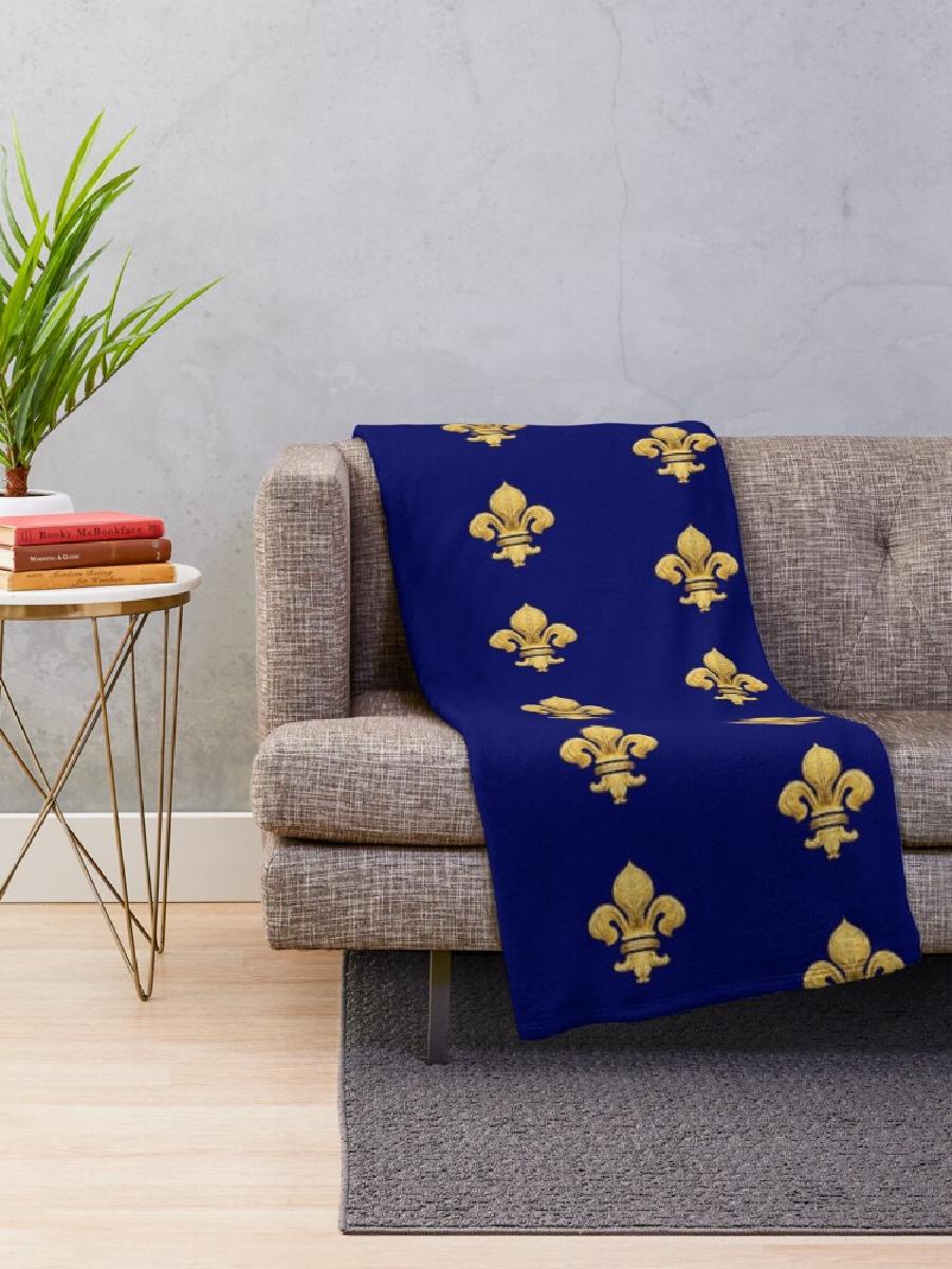 Синее одеяло Royal Fleur de Ly – обзор и цена Home Textiles Throw