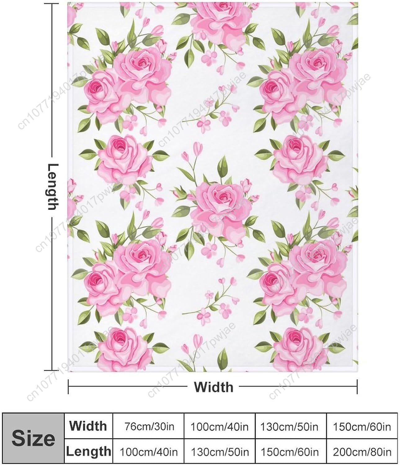 Одеяло с розовым цветком, цвет – обзор и цена Home Textiles Throw