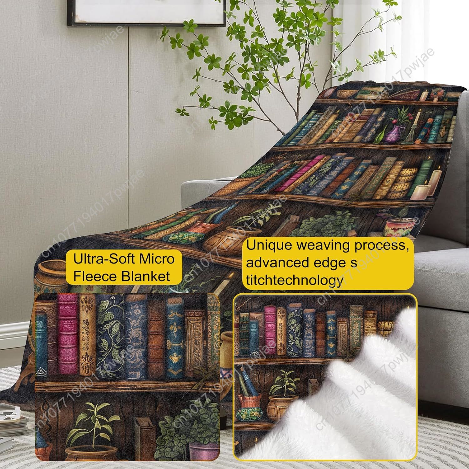 Винтажное одеяло для книжной п – обзор и цена Home Textiles Throw