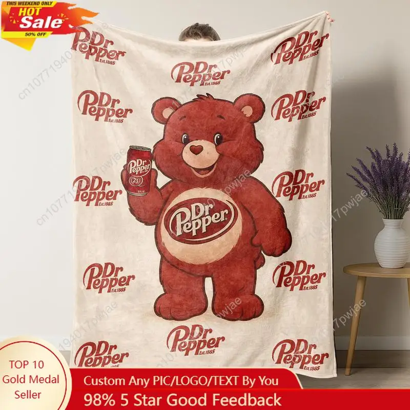 Фланелевое одеяло Dr Pepper Be – обзор и цена Home Textiles Throw