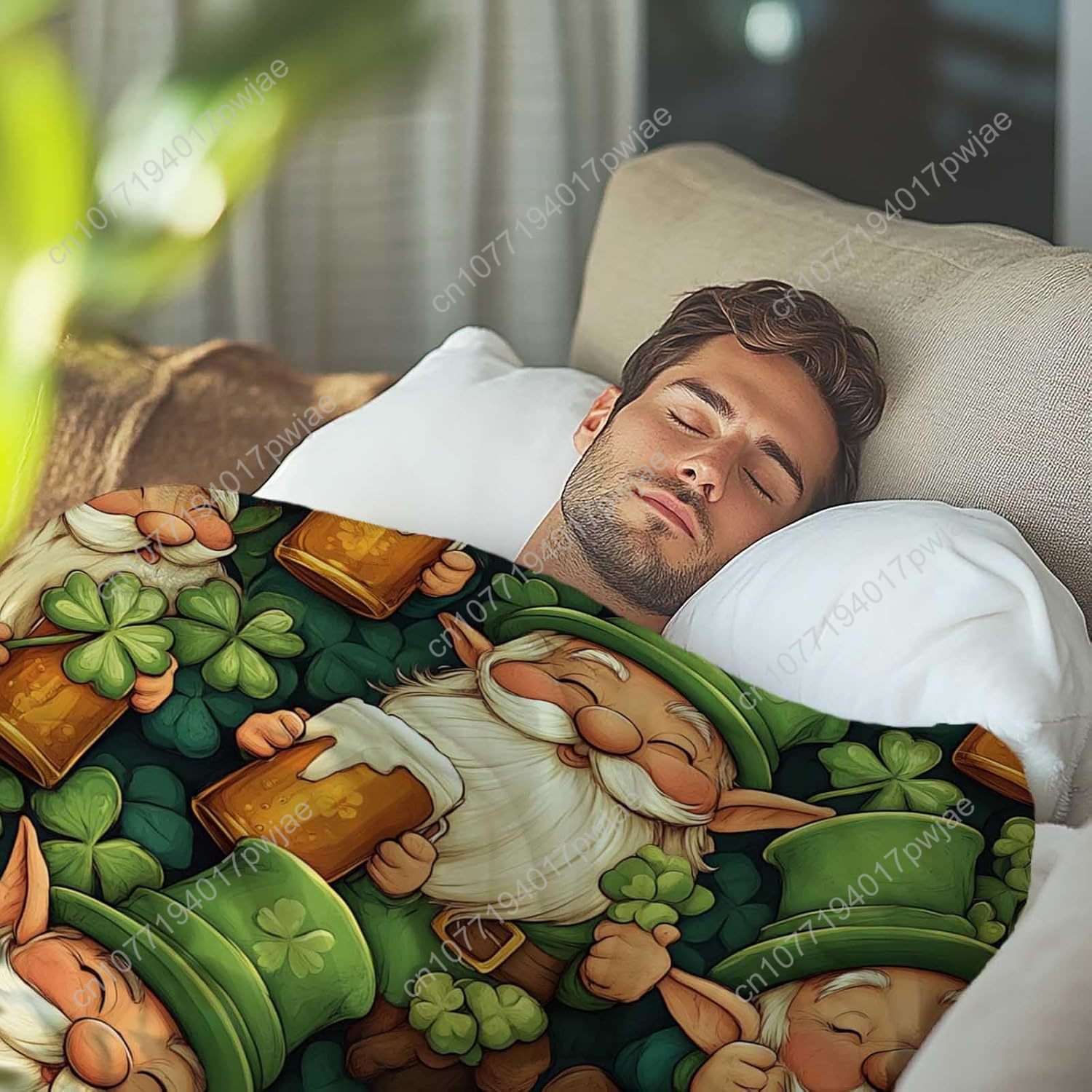 Одеяло в виде гнома на день Св – обзор и цена Home Textiles Throw