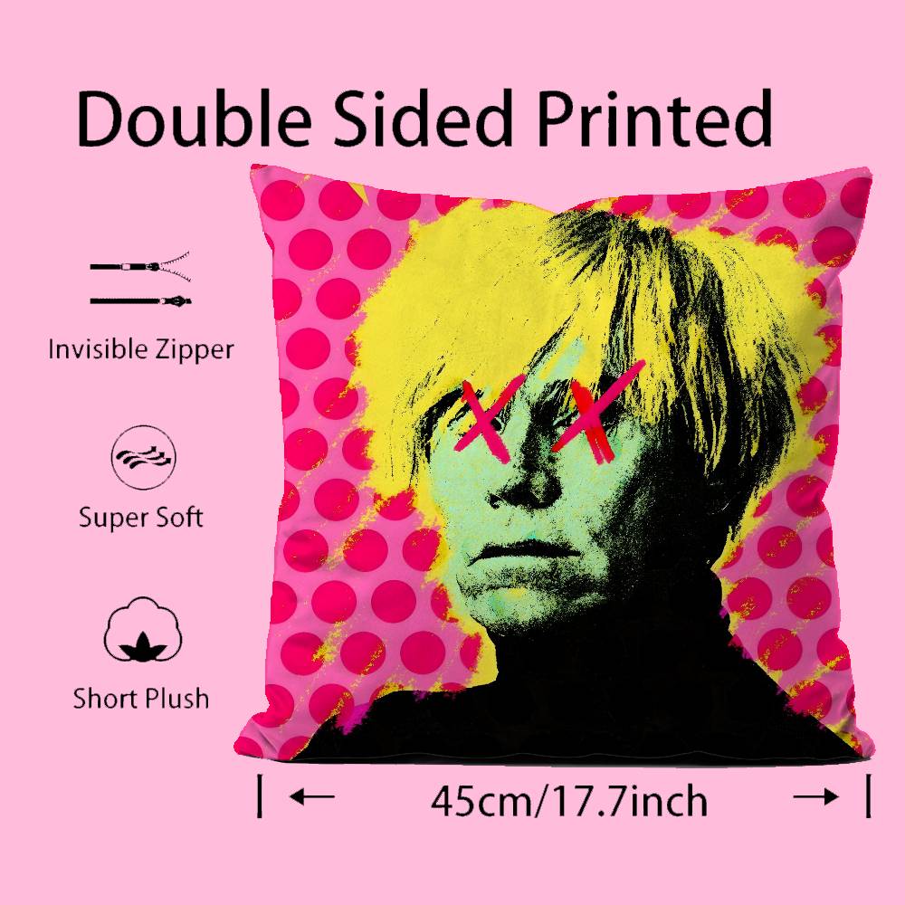 A-Andy W-Warhol Art наволочка  – обзор и цена Home Art Textiles
